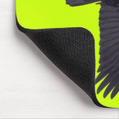 Schwarze Raven Gothic, Haida, Wildlife Mousepad (Ecke)