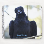 SCHWARZE RAVEN REDEN MOUSEPAD (Vorne)