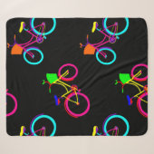 Schwarze Regenbogenbikes farbenfrohe Fahrräder Sherpadecke (Vorderseite (Horizontal))