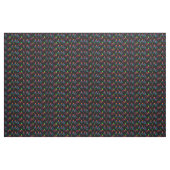 Schwarze Regenbogenbikes farbenfrohe Fahrräder Stoff (Yard (91,4 cm))