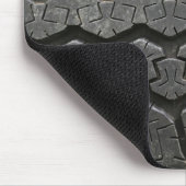 Schwarze Reifen-Schritt-Fotografie Mousepad (Ecke)