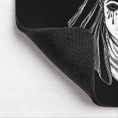 Schwarze Religion Goth Schwester - Böse Goth Cross Mousepad (Ecke)