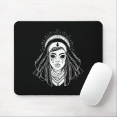 Schwarze Religion Goth Schwester - Böse Goth Cross Mousepad (Mit Mouse)