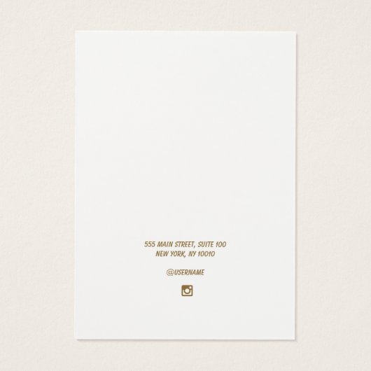 Schwarze Retro-Skriptvorgabekarte (Rückseite)