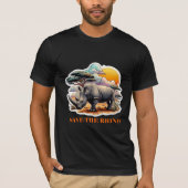 SCHWARZE RHINOCEROS 13 T-Shirt (Vorderseite)