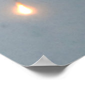 Schwarze Ritter setzen Flaches ein Poster (Ecke)