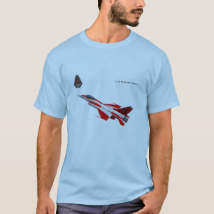 Schwarze RitterF-16T - Shirt