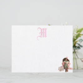 Schwarze Romance Buch Lover Personalisiert Letterh Briefbogen