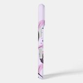 Schwarze, rosa, violette Schmetterlinge Case-Mate iPhone Hülle (Rückseite / Rechts)
