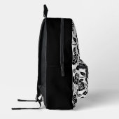 Schwarze Rose Bedruckter Rucksack (Links)