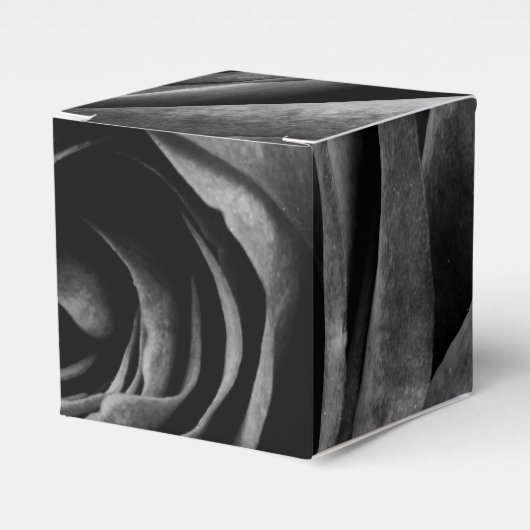 Schwarze Rose Blume Blumendekoration Vintag Geschenkschachtel (Vorderseite)