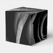 Schwarze Rose Blume Blumendekoration Vintag Geschenkschachtel (Rückseite)