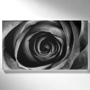 Schwarze Rose Blume Blumendekoration Vintag Namenschild