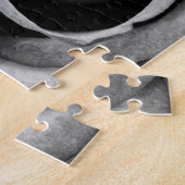 Schwarze Rose Blume Blumendekoration Vintag Puzzle (Seite)