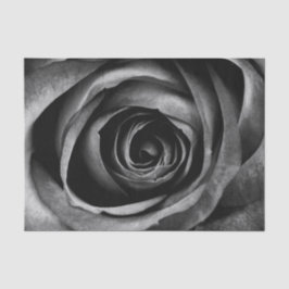 Schwarze Rose Blume Blumendekoration Vintag Seidenpapier