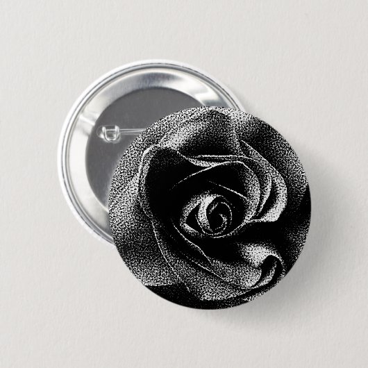 SCHWARZE ROSE BUTTON (Vorne & Hinten)