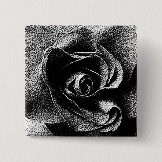 SCHWARZE ROSE BUTTON (Vorderseite)