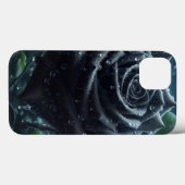 Schwarze Rose Case-Mate iPhone Hülle (Rückseite (Horizontal))