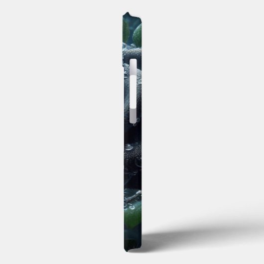 Schwarze Rose Case-Mate iPhone Hülle (Rückseite / Links)