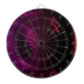 Schwarze Rose Dartscheibe (vorne)