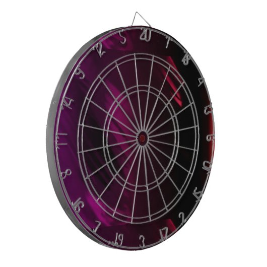 Schwarze Rose Dartscheibe (Vorderseite Links)