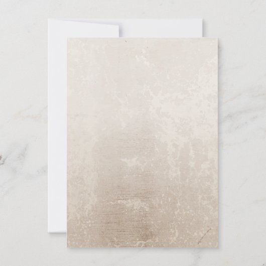 Schwarze Rose Einladung (Rückseite)