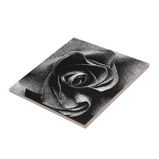 SCHWARZE ROSE FLIESE (Seite)
