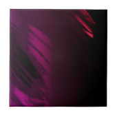 Schwarze Rose Fliese (Vorderseite)