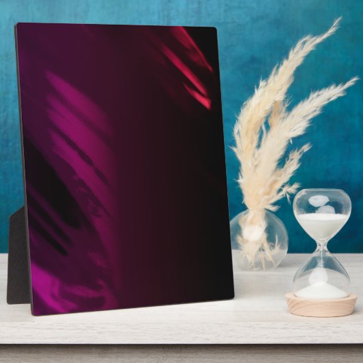 Schwarze Rose Fotoplatte (Seite)