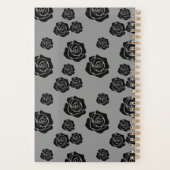 Schwarze Rose Garden Blume Lover Gartengarten Planer (Rückseite)