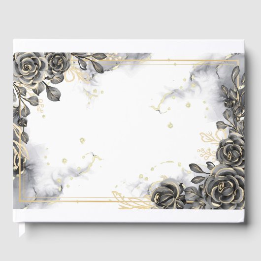 Schwarze Rose Gästebuch (Vorderseite)