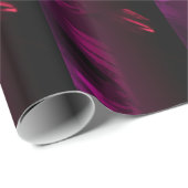 Schwarze Rose Geschenkpapier (Rolleneckpunkt)