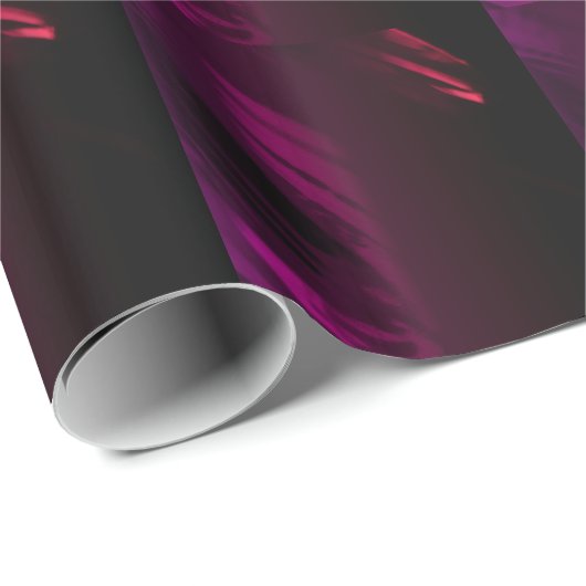 Schwarze Rose Geschenkpapier (Rolleneckpunkt)