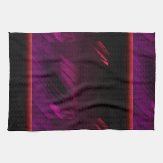 Schwarze Rose Geschirrtuch (Horizontal)