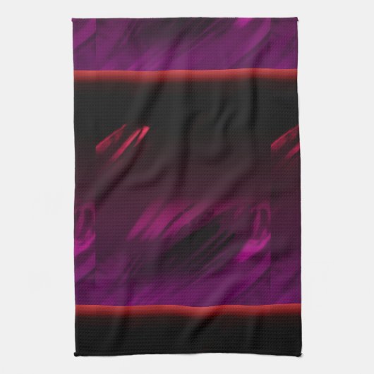 Schwarze Rose Geschirrtuch (Vertikal)