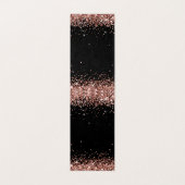 Schwarze Rose Gold Glitter 2 Halsketten-Displaykar (Innenseite Aufgefaltet)