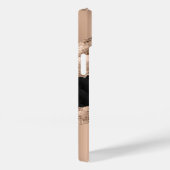 Schwarze Rose Gold Glitzer Sequenzen Case-Mate iPhone Hülle (Rückseite / Rechts)