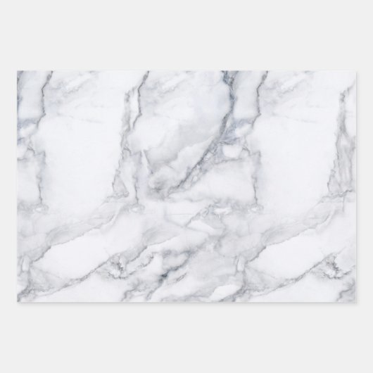 Schwarze Rose Gold Marmortextur Geschenkpapier Set (Vorderseite)