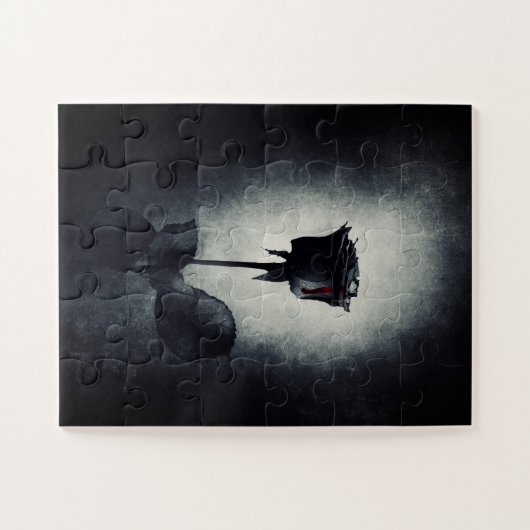 SCHWARZE ROSE GOTHIC JIGSAW PUZZLE (Horizontal)