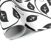 Schwarze Rose Halloween Geschenkpapier (Rolleneckpunkt)