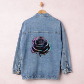 Schwarze Rose Jeansjacke (Hangar)