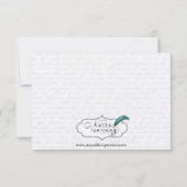 Schwarze Rose Liebe Hochzeitssache speichern das D Save The Date (Rückseite)