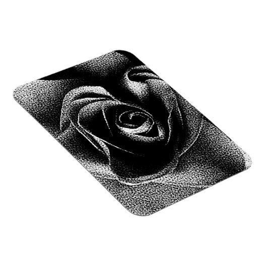 SCHWARZE ROSE MAGNET (Rechte Seite)