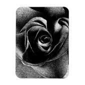 SCHWARZE ROSE MAGNET (Vertikal)