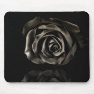 Schwarze Rose Mousepad