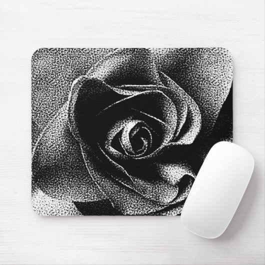 SCHWARZE ROSE MOUSEPAD (Mit Mouse)