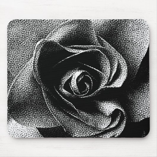 SCHWARZE ROSE MOUSEPAD (Vorne)