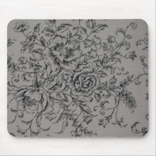 Schwarze Rose Mousepad