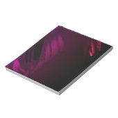 Schwarze Rose Notizblock (Rotiert)