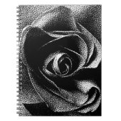 SCHWARZE ROSE NOTIZBLOCK (Vorderseite)